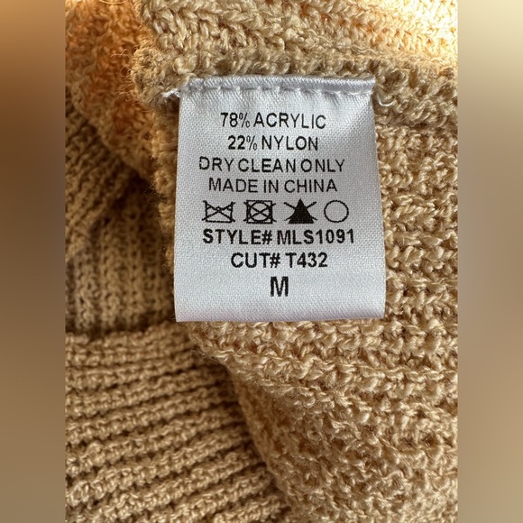 La Miel Tan Sweater Tank | Size Medium - Picture 13 of 13